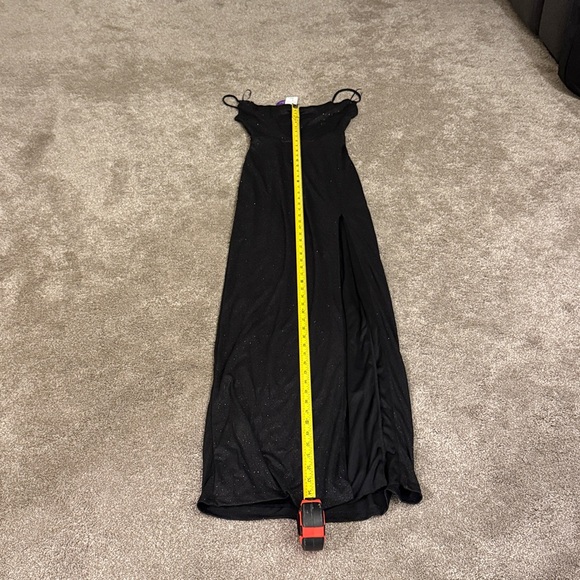 Maxi Black Glitter Dress - Picture 6 of 7